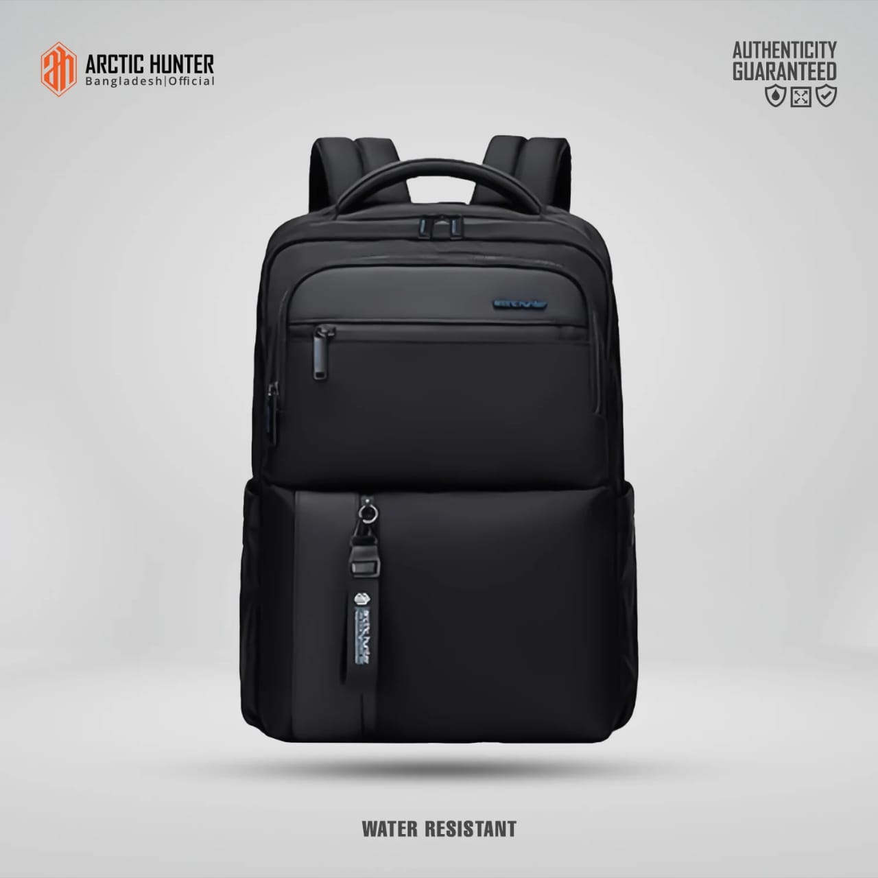 ARCTIC HUNTER 15.6 Inch Laptop Backpack – Waterproof Oxford Anti-Theft Travel Bag with USB Charging Port, Large Capacity Slim Laptop Bag for College, Office & Business –